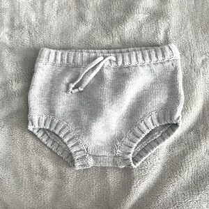 Grey 3-6m sweater bloomers